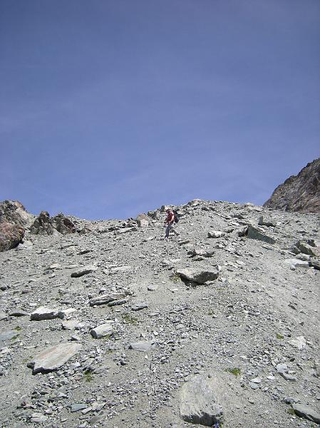 20080810_platta 050.jpg - Runter sind die Schuttfelder definitiv angenehmer als rauf